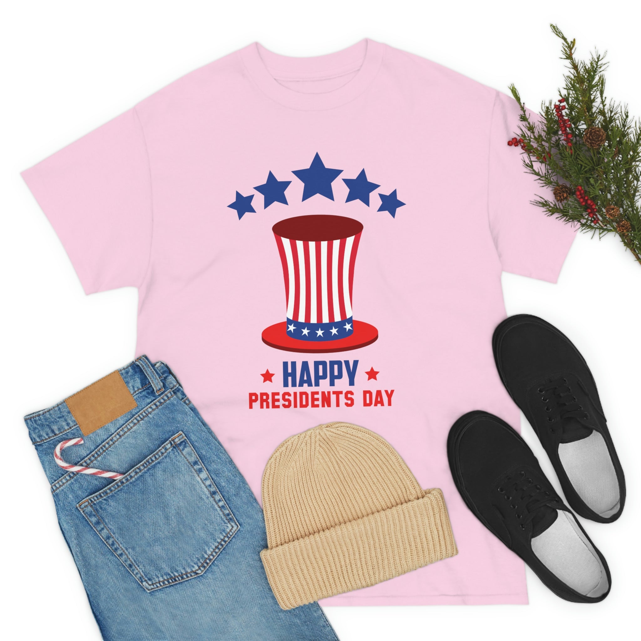 Happy President's Day Hat Unisex Heavy Cotton Tee