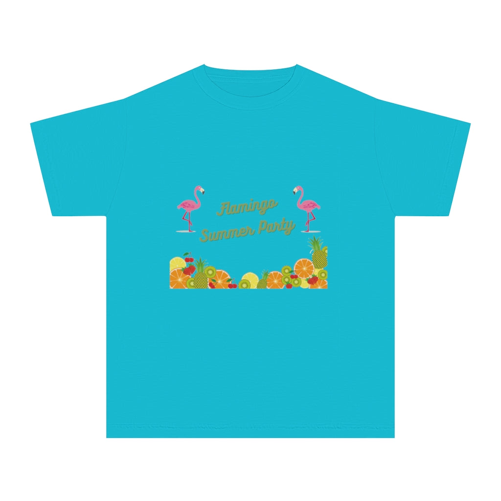 Flamingo Summer Party Youth Midweight Tee