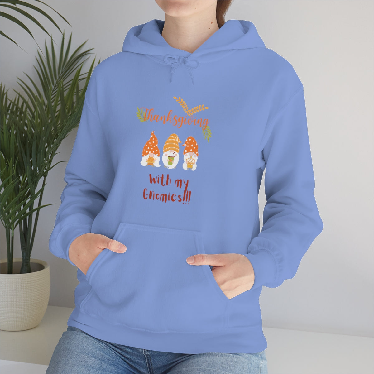 Thanksgiving With My Gnomies Unisex Heavy Blend™ Hooded Sweatshirt