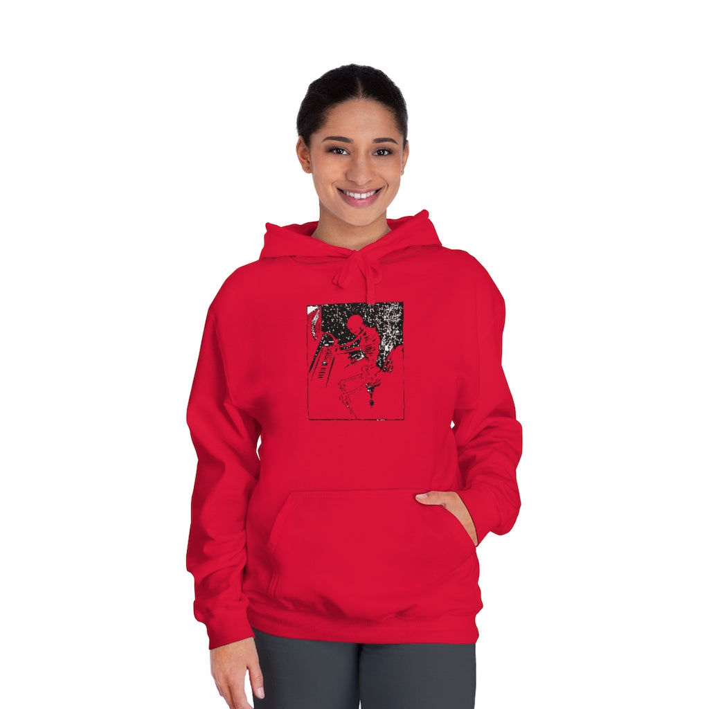 Piano Player Unisex Fleece Pullover Hoodie