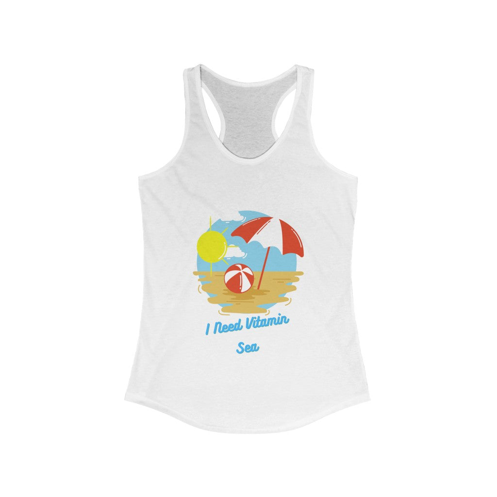 I Need Vitamin Sea Women's Ideal Racerback Tank