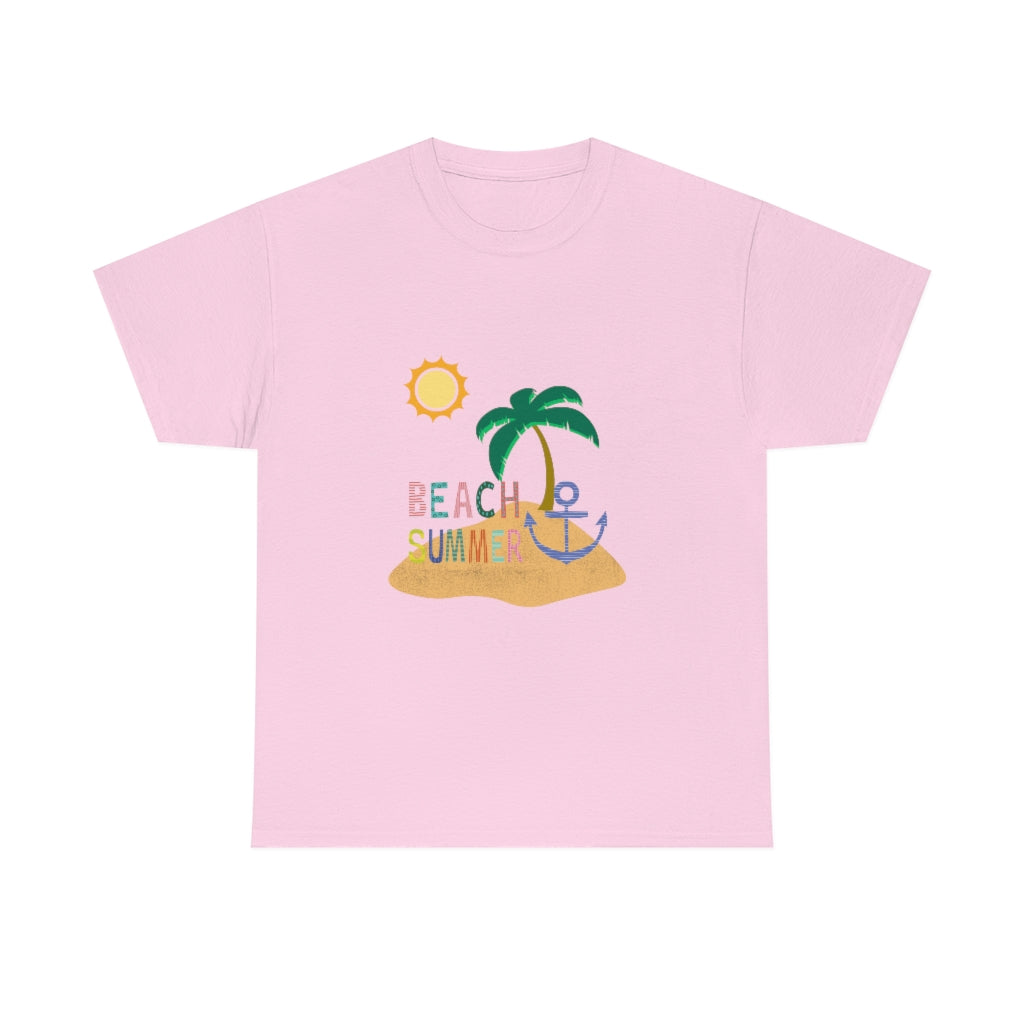 Beach Summer Unisex Heavy Cotton Tee