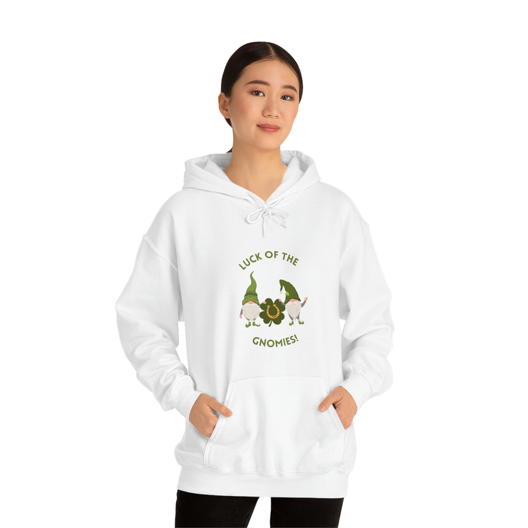 Luck Of The Gnomies! Unisex Heavy Blend™ Hooded Sweatshirt