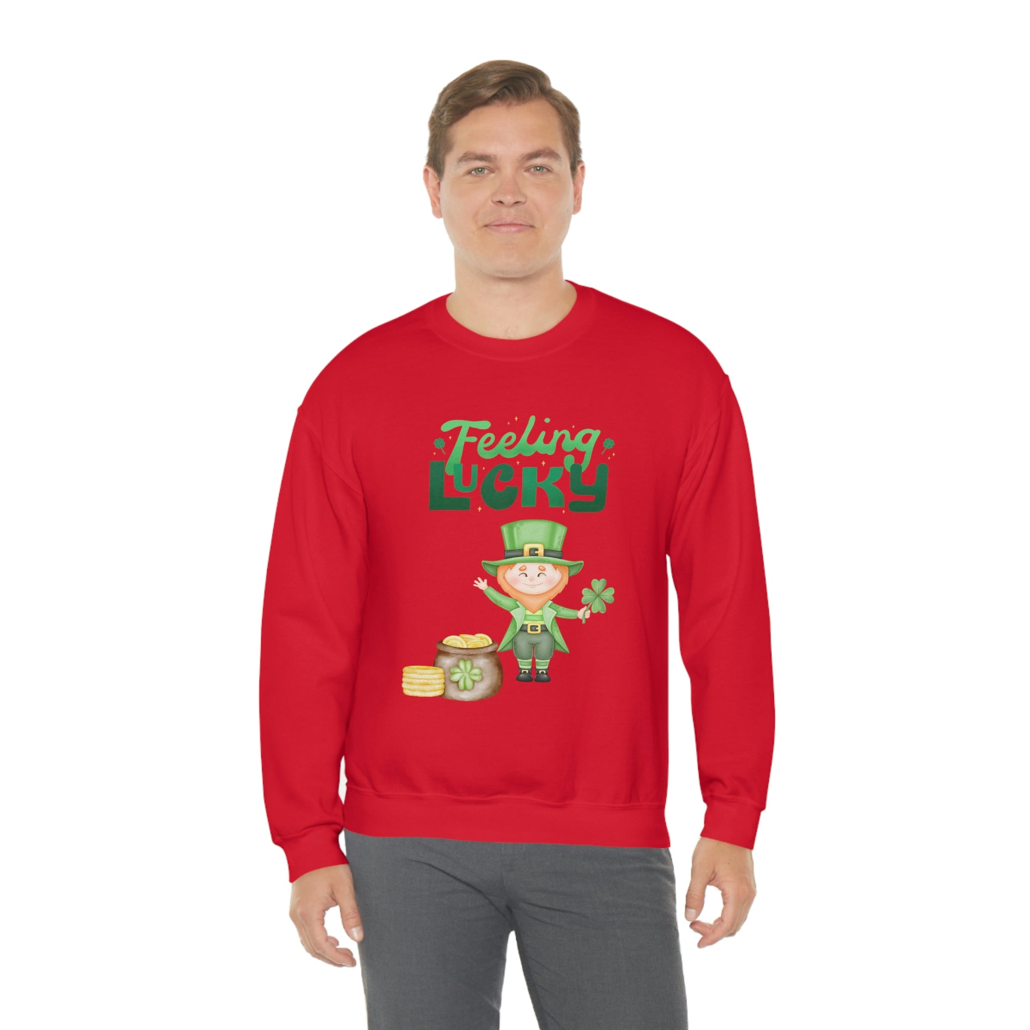 Feeling Lucky Unisex Heavy Blend™ Crewneck Sweatshirt