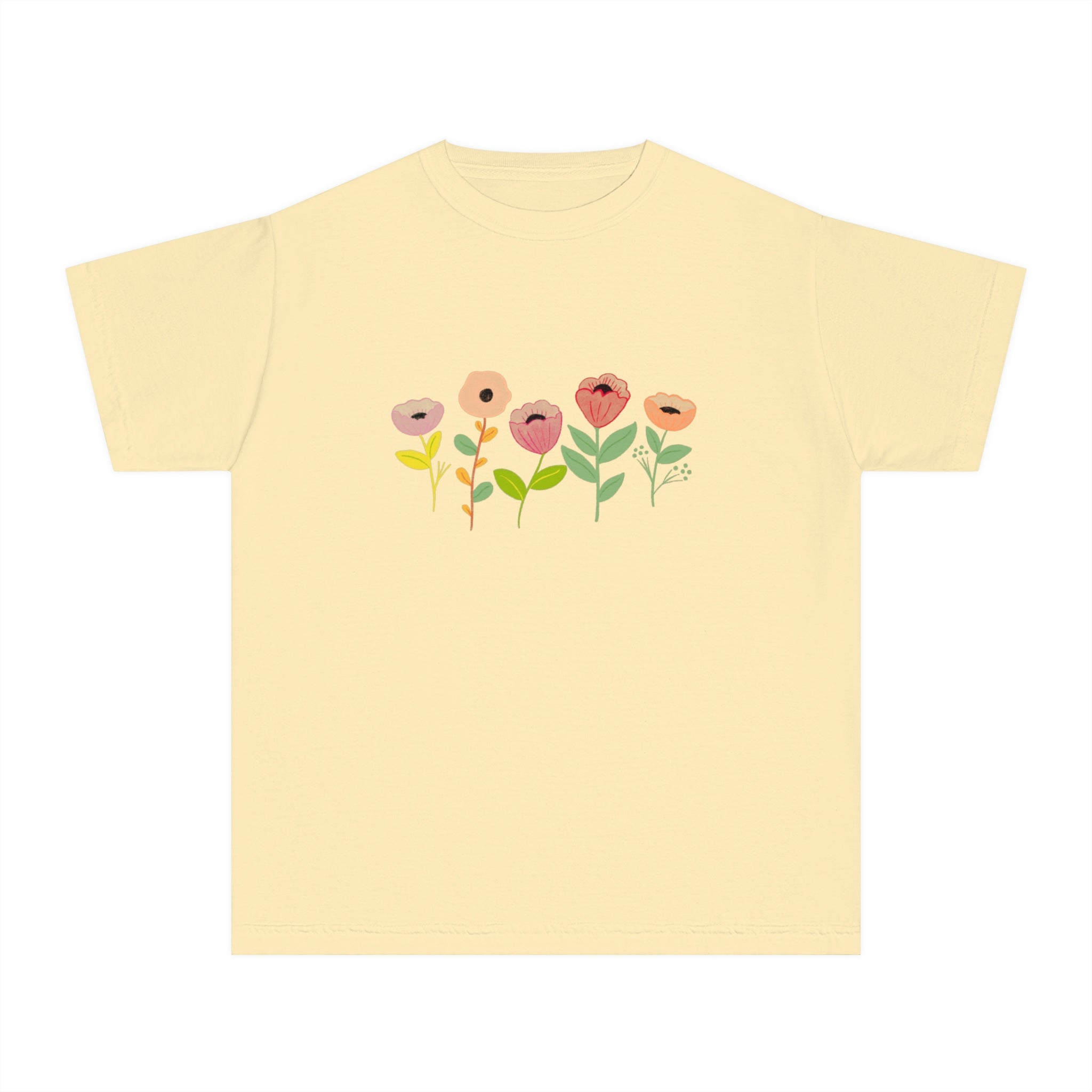 Spring Flowers Youth Midweight Tee