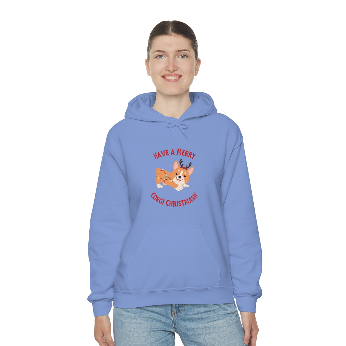 Have A Merry Corgi Christmas Unisex Heavy Blend™ Hooded Sweatshirt