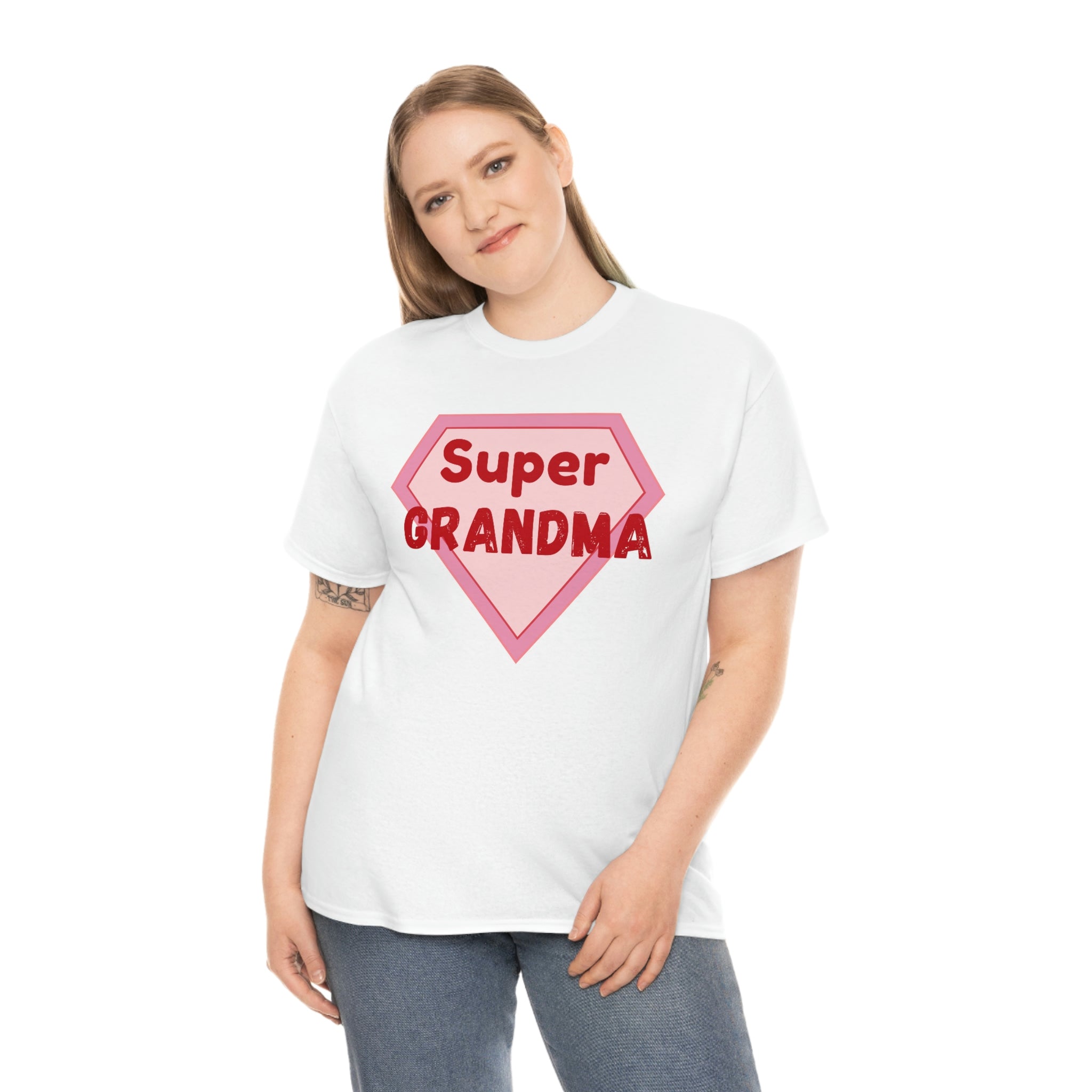 Super Grandma Unisex Heavy Cotton Tee