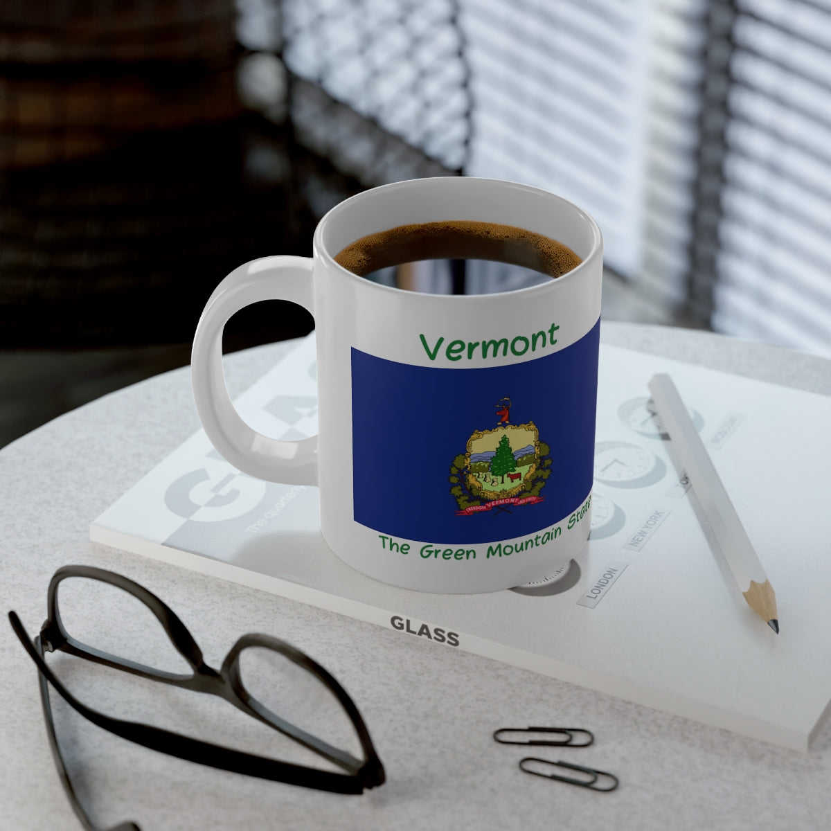 Vermont State Flag Jumbo Mug, 20oz