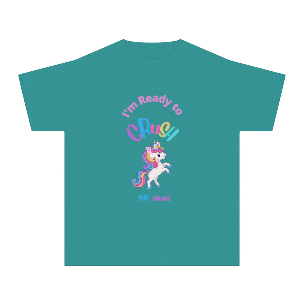 The I'm Ready to Crush 2nd Grade Youth Midweight Tee