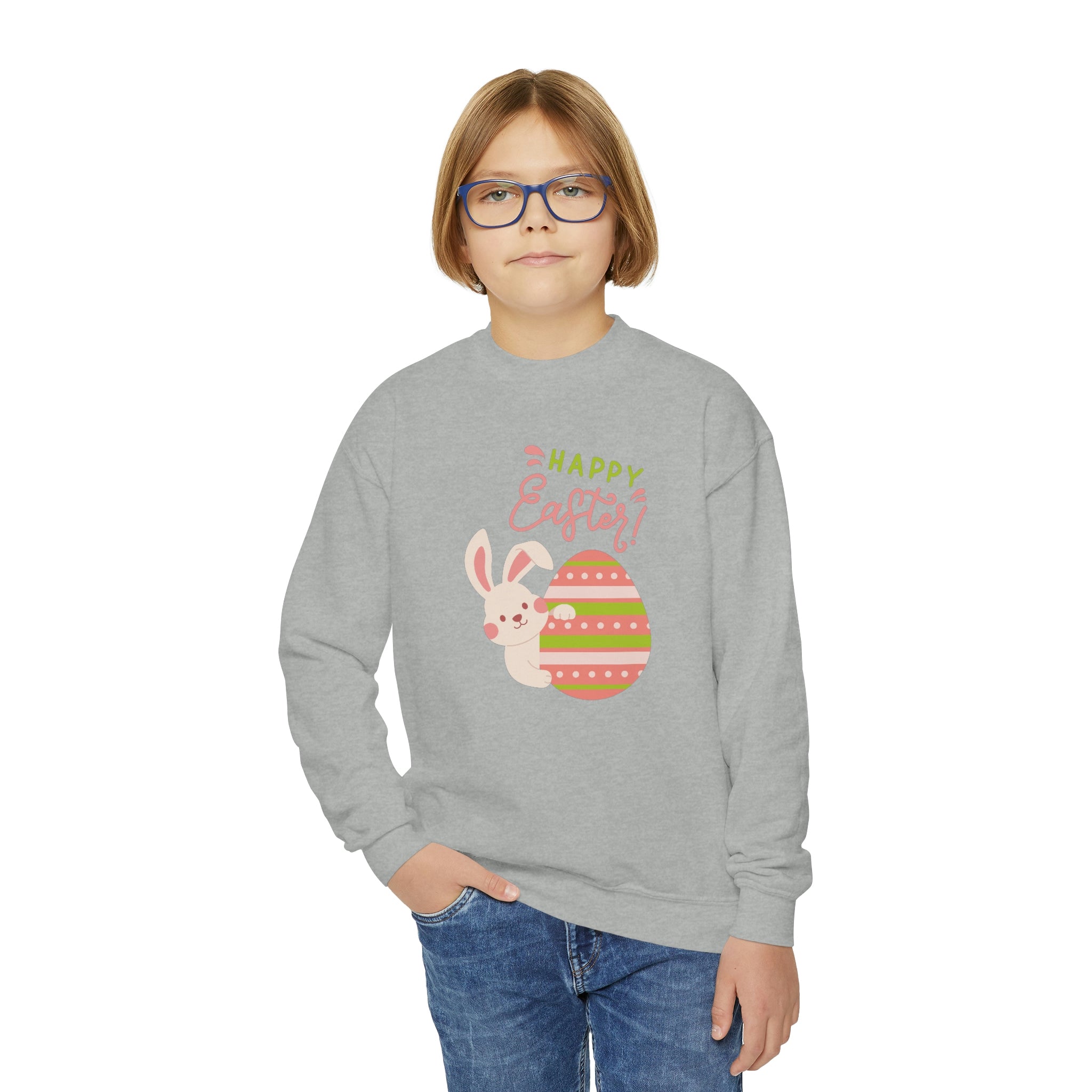 Easter Egg Youth Crewneck Sweatshirt