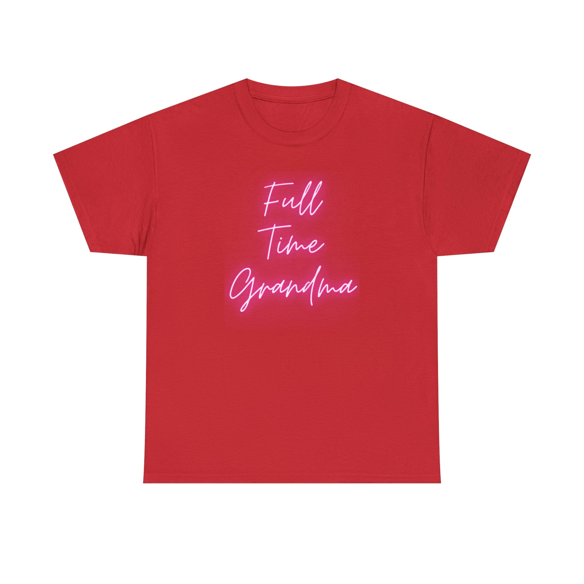 Full Time Grandma Unisex Heavy Cotton Tee