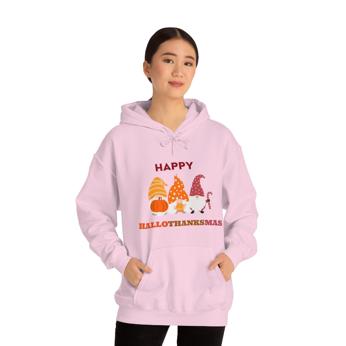 Happy Hallothanksmas Unisex Heavy Blend™ Hooded Sweatshirt