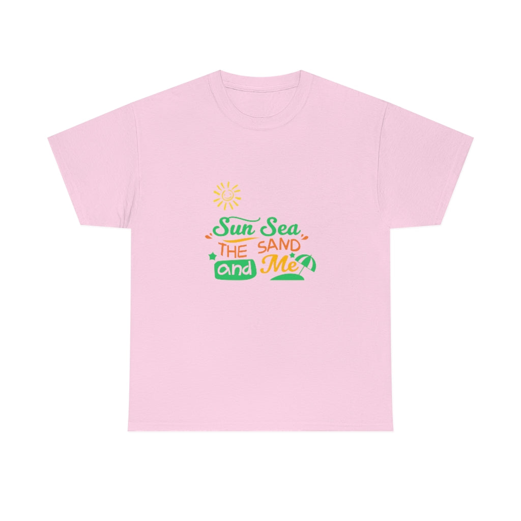 Sun Sea The Sand and Me Unisex Heavy Cotton Tee