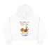 Happy Turkey Day Crop Hoodie