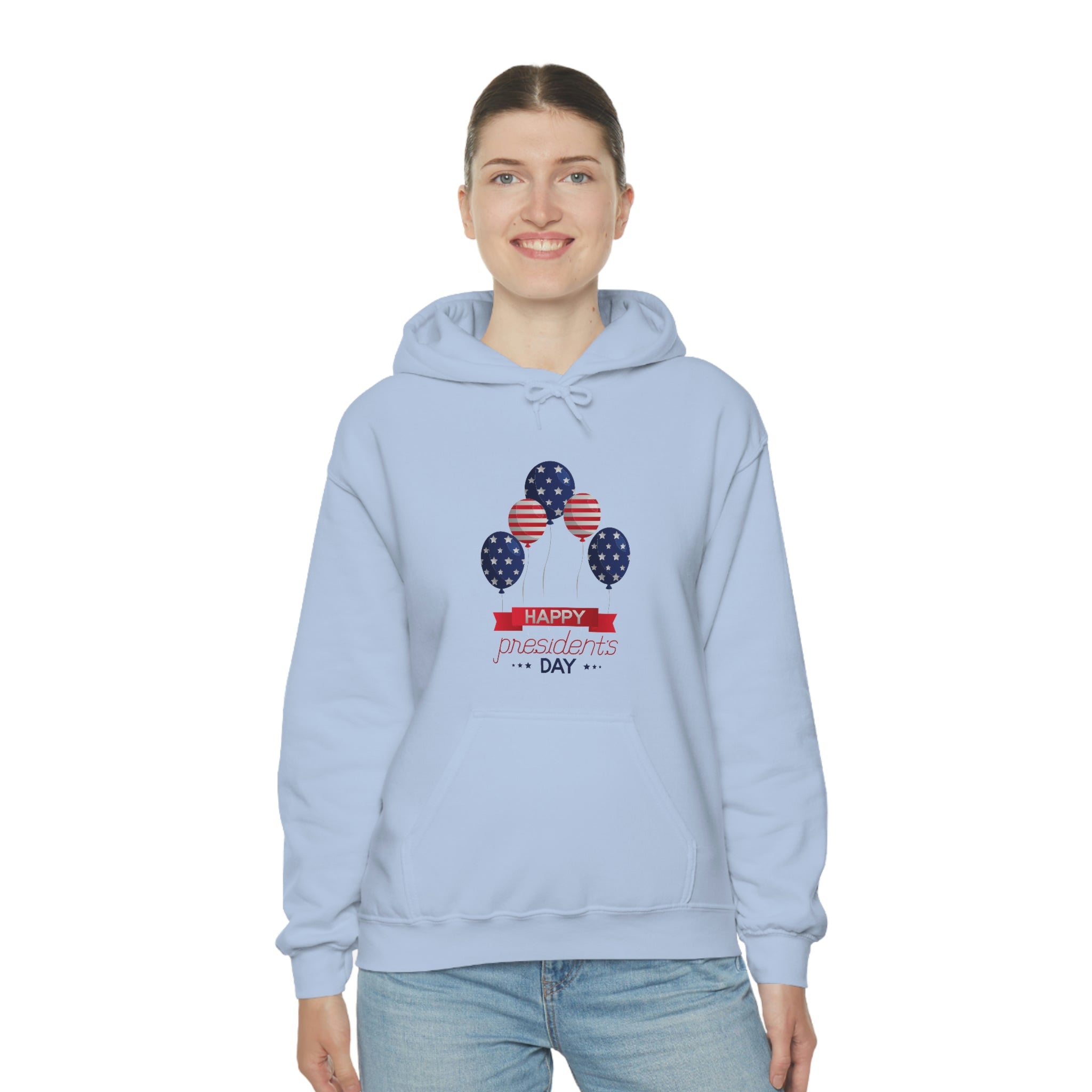 Happy President's Day Stars & Stripe Unisex Heavy Blend™ Hooded Sweatshirt