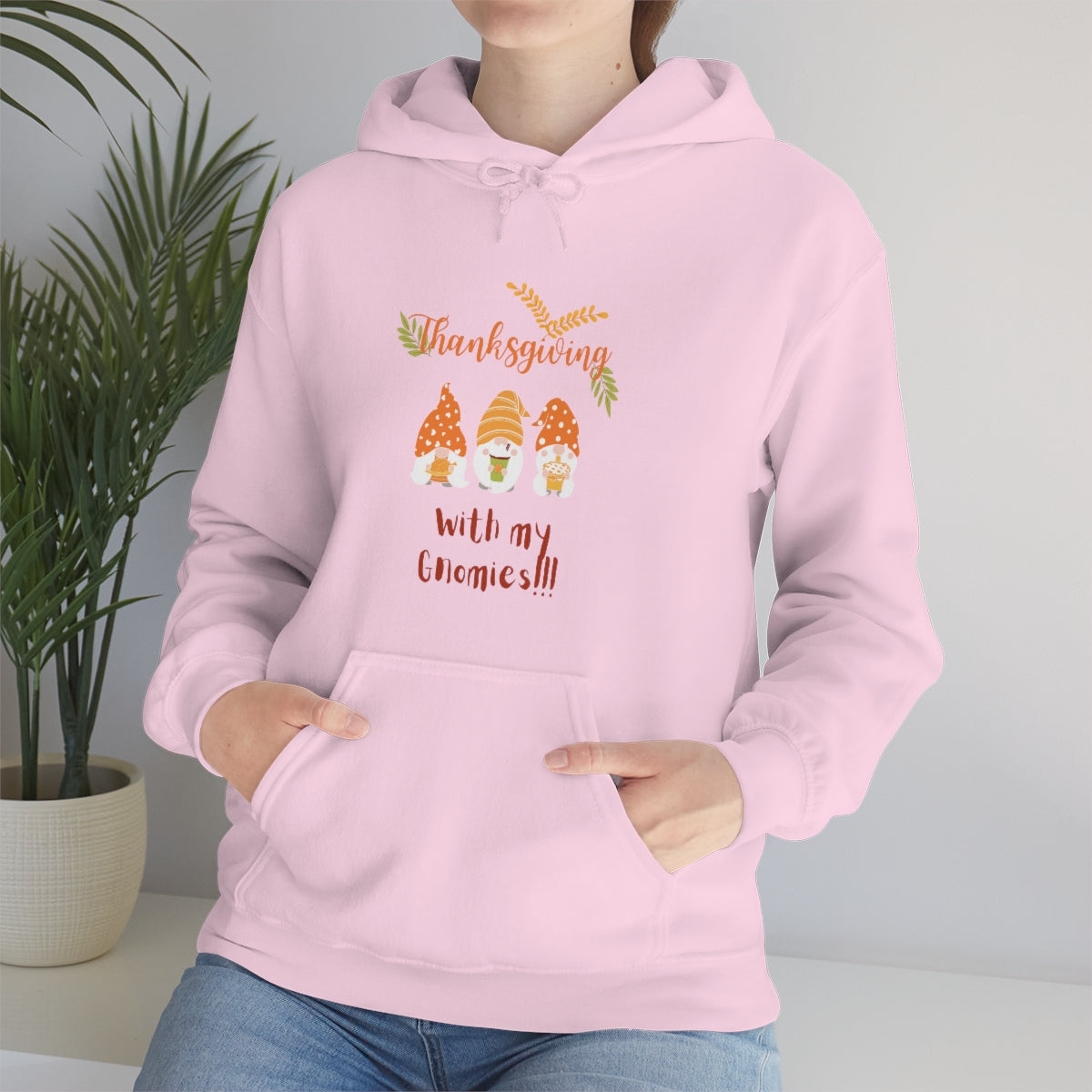 Thanksgiving With My Gnomies Unisex Heavy Blend™ Hooded Sweatshirt