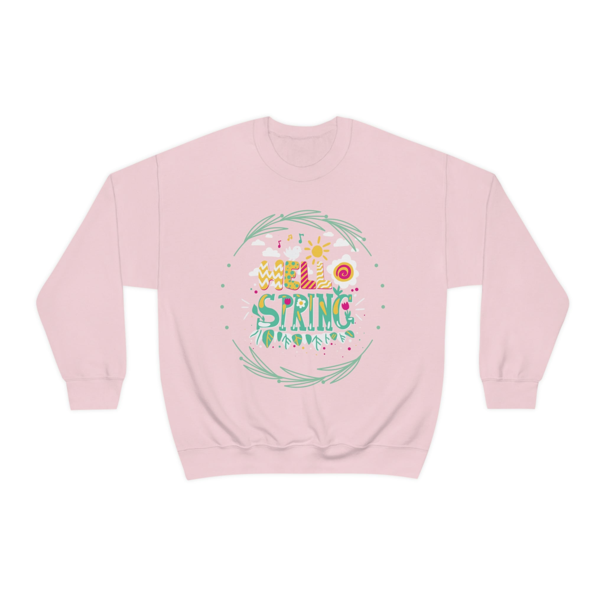 Hello Spring Unisex Heavy Blend™ Crewneck Sweatshirt