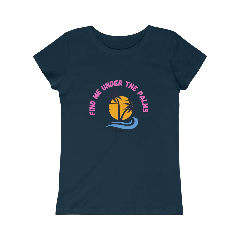 Find Under The Palms Girls Princess Tee