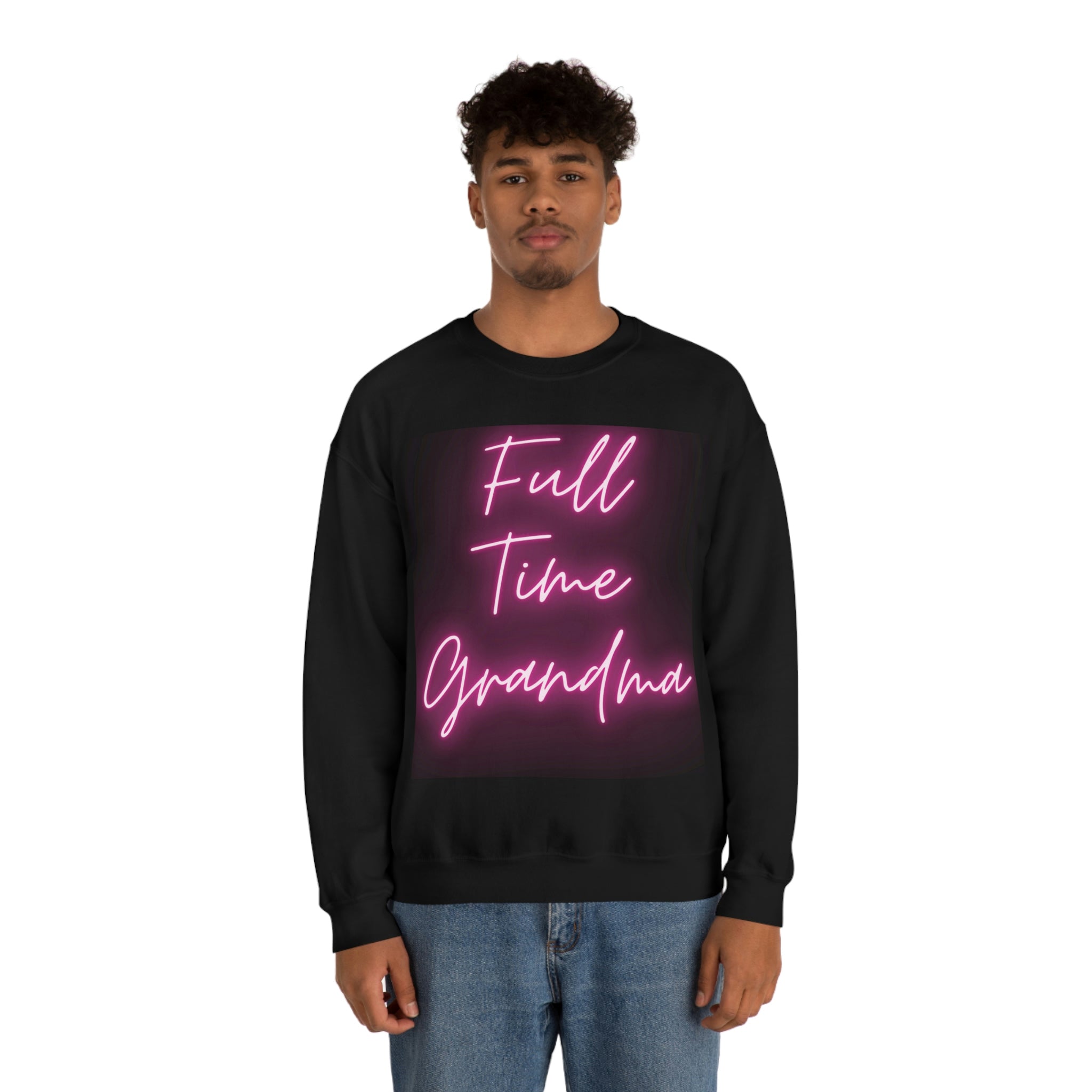 Full Time Grandma Unisex Heavy Blend™ Crewneck Sweatshirt