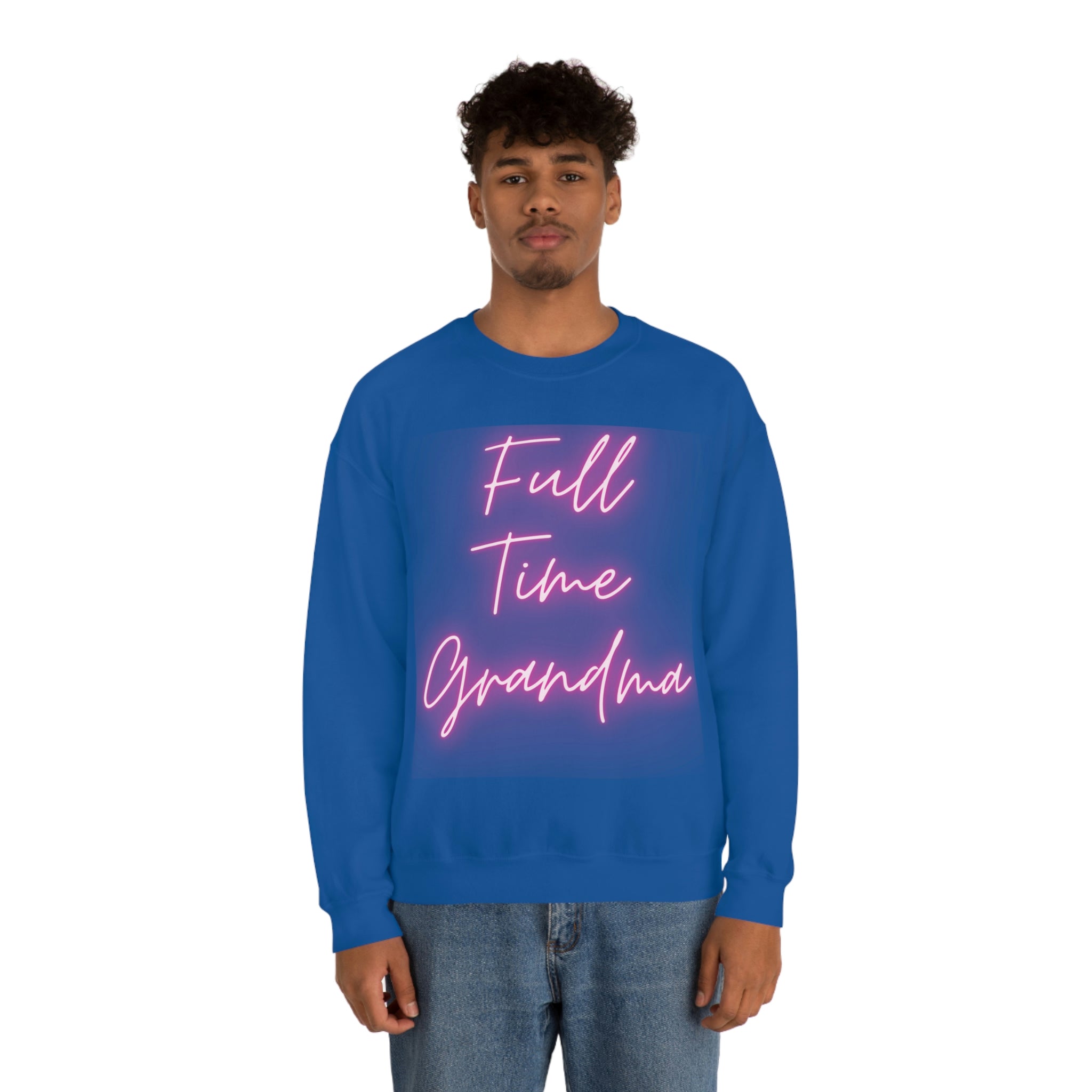 Full Time Grandma Unisex Heavy Blend™ Crewneck Sweatshirt