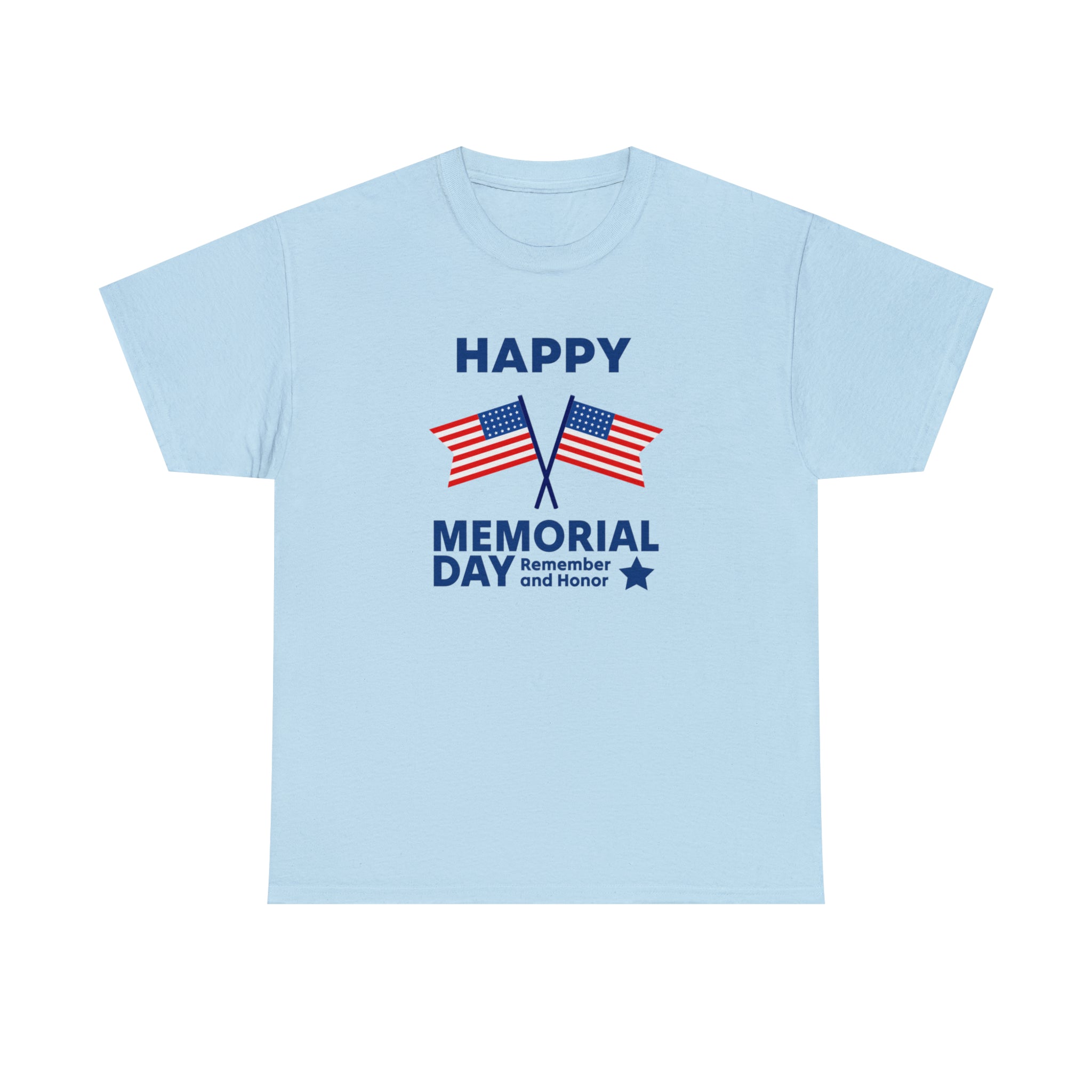 Happy Memorial Day Unisex Heavy Cotton Tee