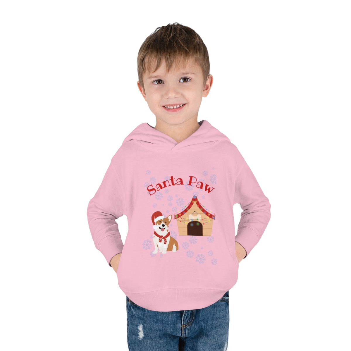 Santa Paw Toddler Pullover Fleece Hoodie