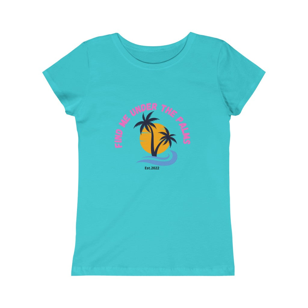 Find Under The Palms Girls Princess Tee