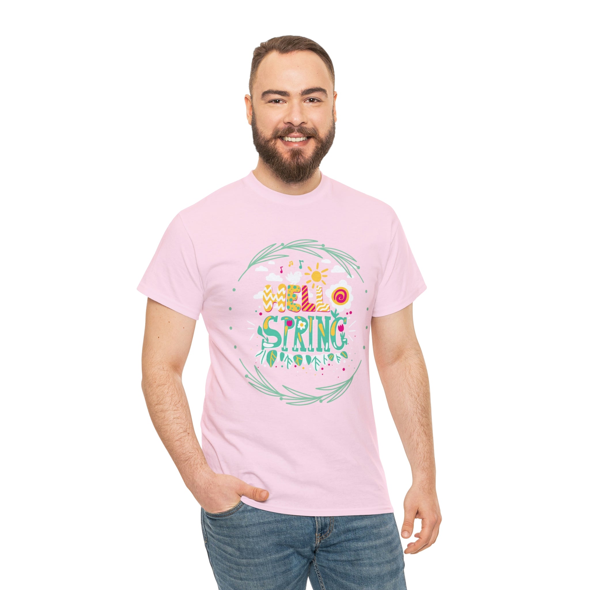 Hello Spring Unisex Heavy Cotton Tee