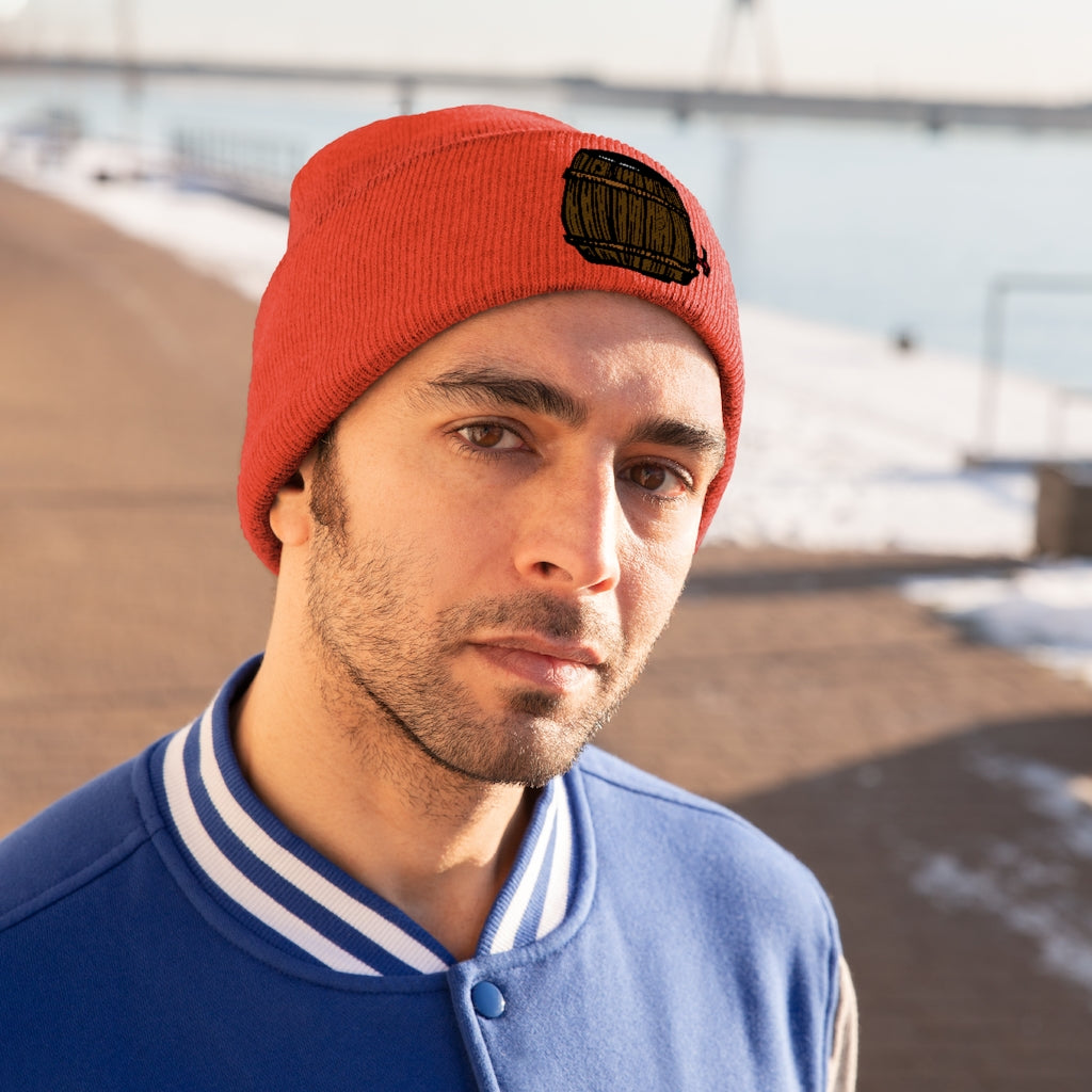 Keg Barrel Knit Beanie