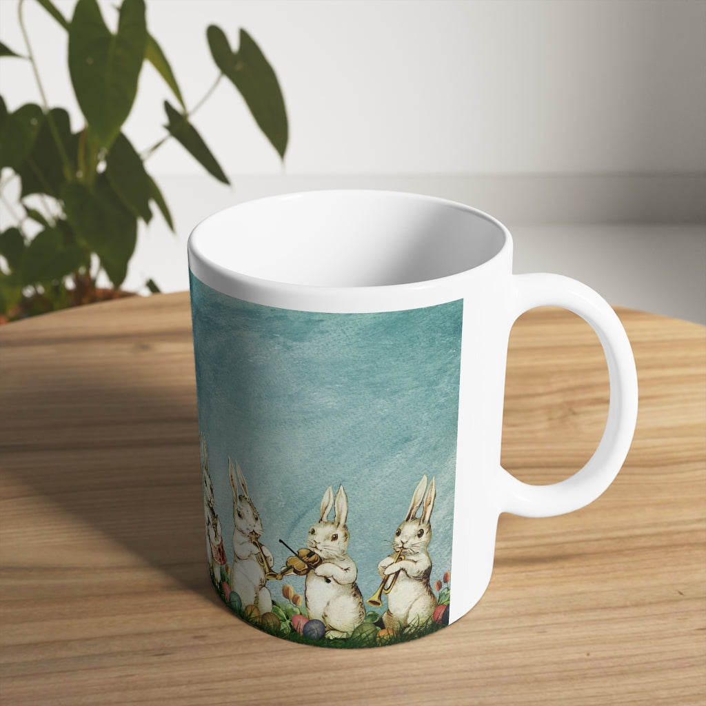 Happy Easter White Ceramic Mug, 11oz and 15oz