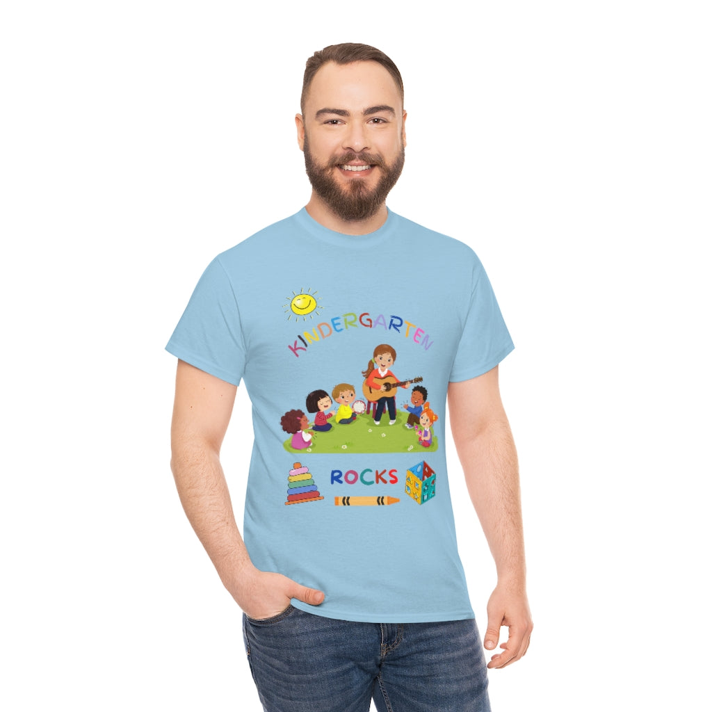 Kindergarten Rocks Unisex Heavy Cotton Tee