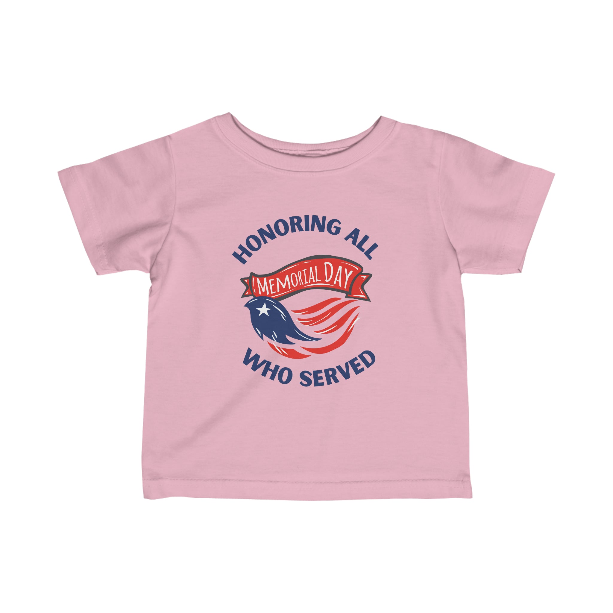 Memorial Day Honoring All Who Served Infant Fine Jersey Tee