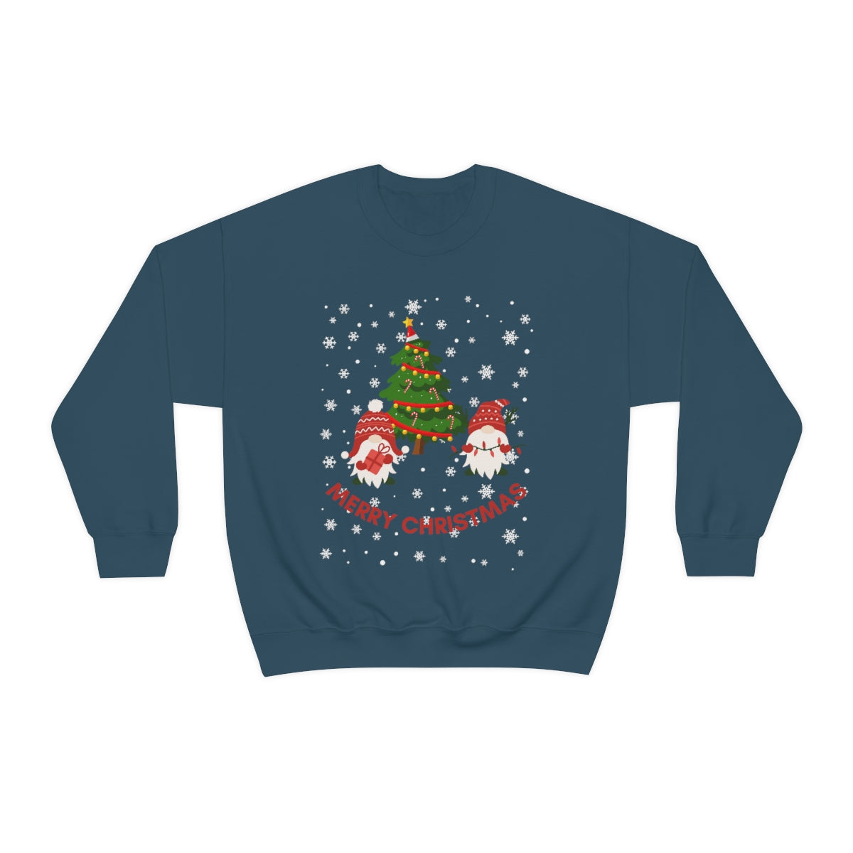 Merry & Bright Holidays Christmas Unisex Heavy Blend™ Crewneck Sweatshirt