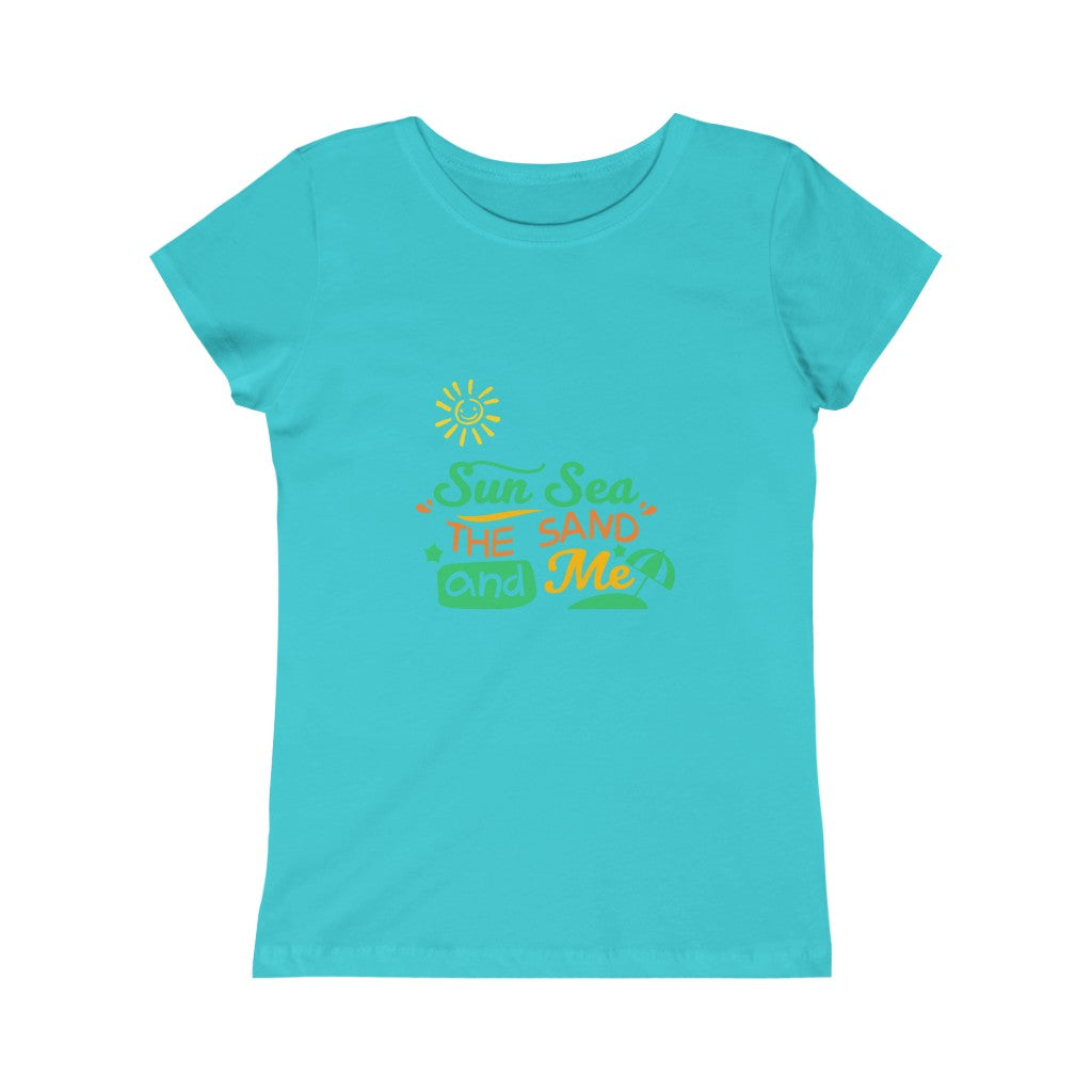 Sun Sea The Sand And Me Girls Princess Tee