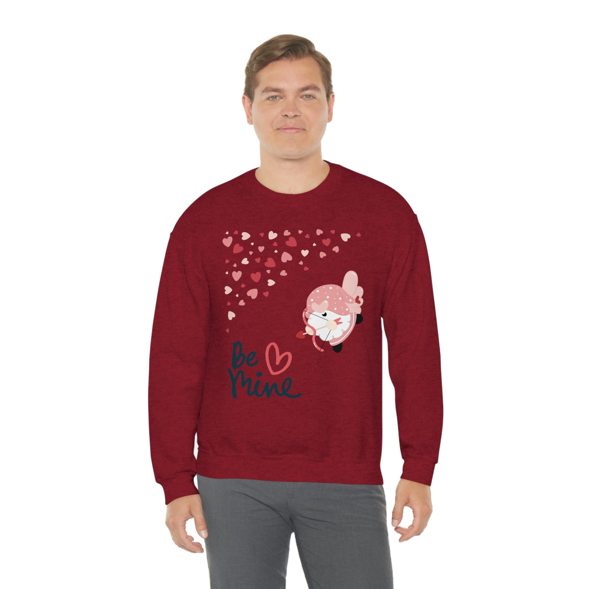 Be Mine Gnome!! Unisex Heavy Blend™ Crewneck Sweatshirt