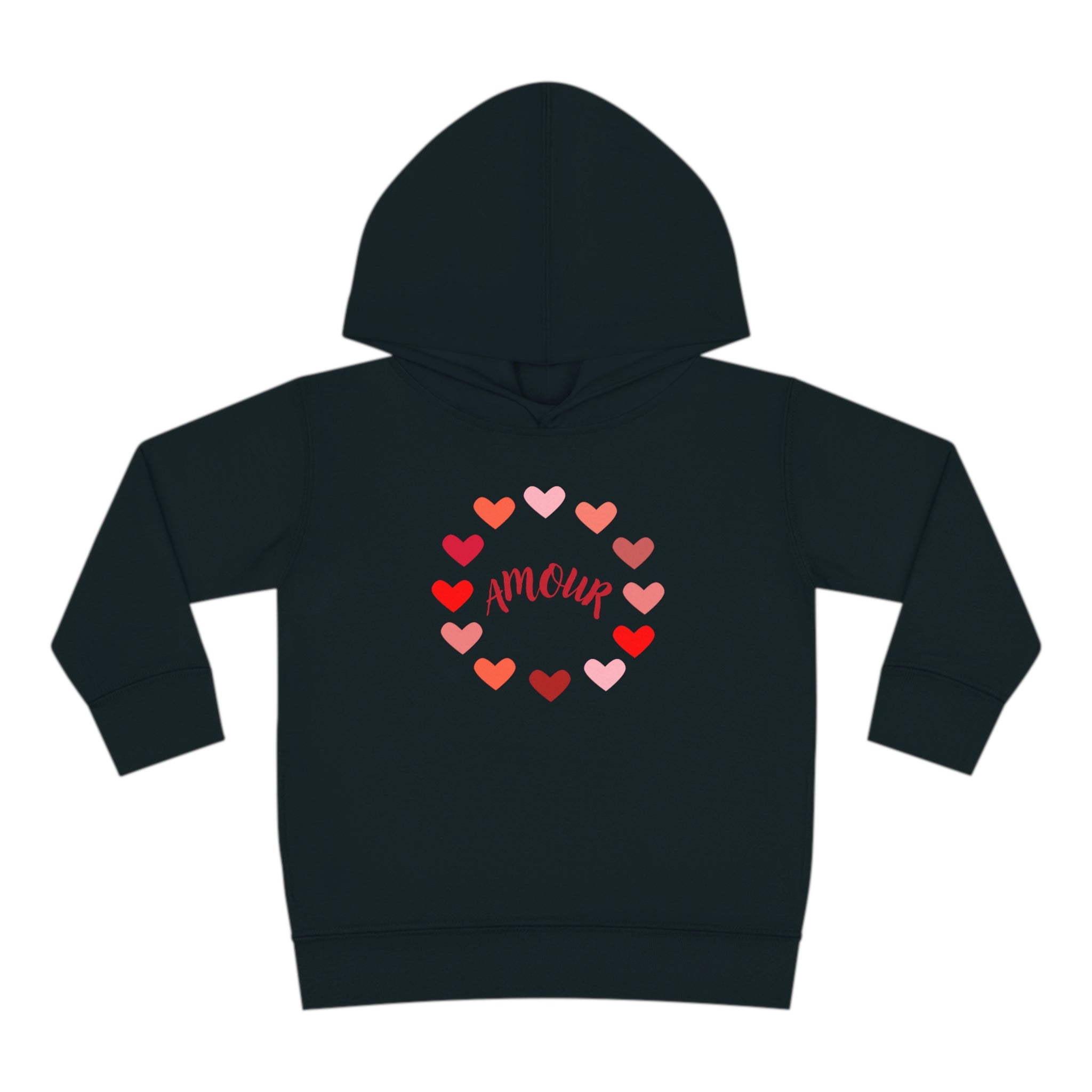 Amour Toddler Pullover Fleece Hoodie