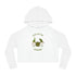 The Luck Of The Gnomies! Women’s Cropped Hooded Sweatshirt