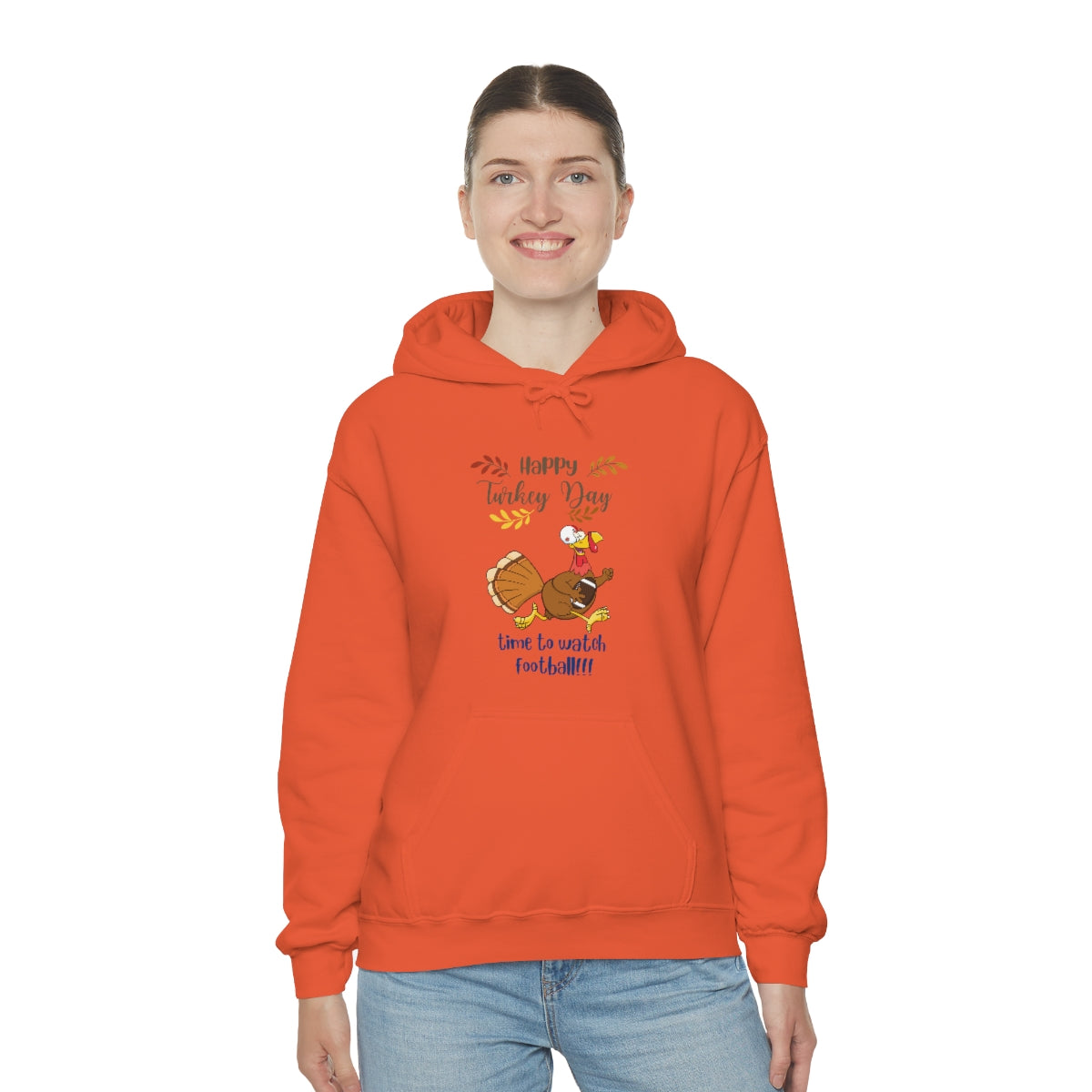 Happy Turkey Day Unisex Heavy Blend™ Hooded Sweatshirt