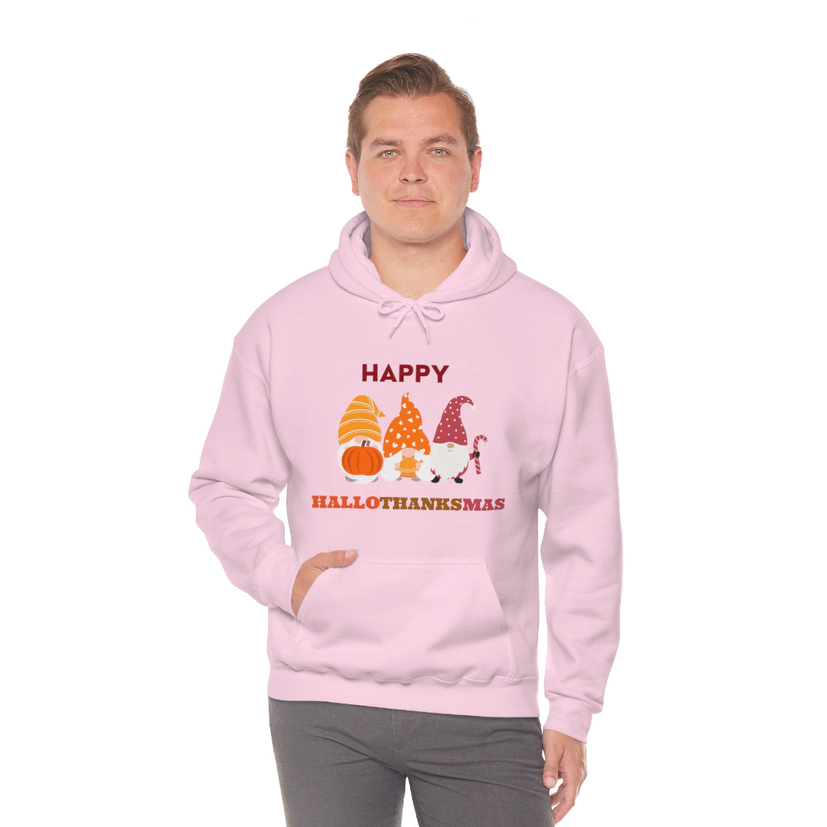 Happy Hallothanksmas Unisex Heavy Blend™ Hooded Sweatshirt