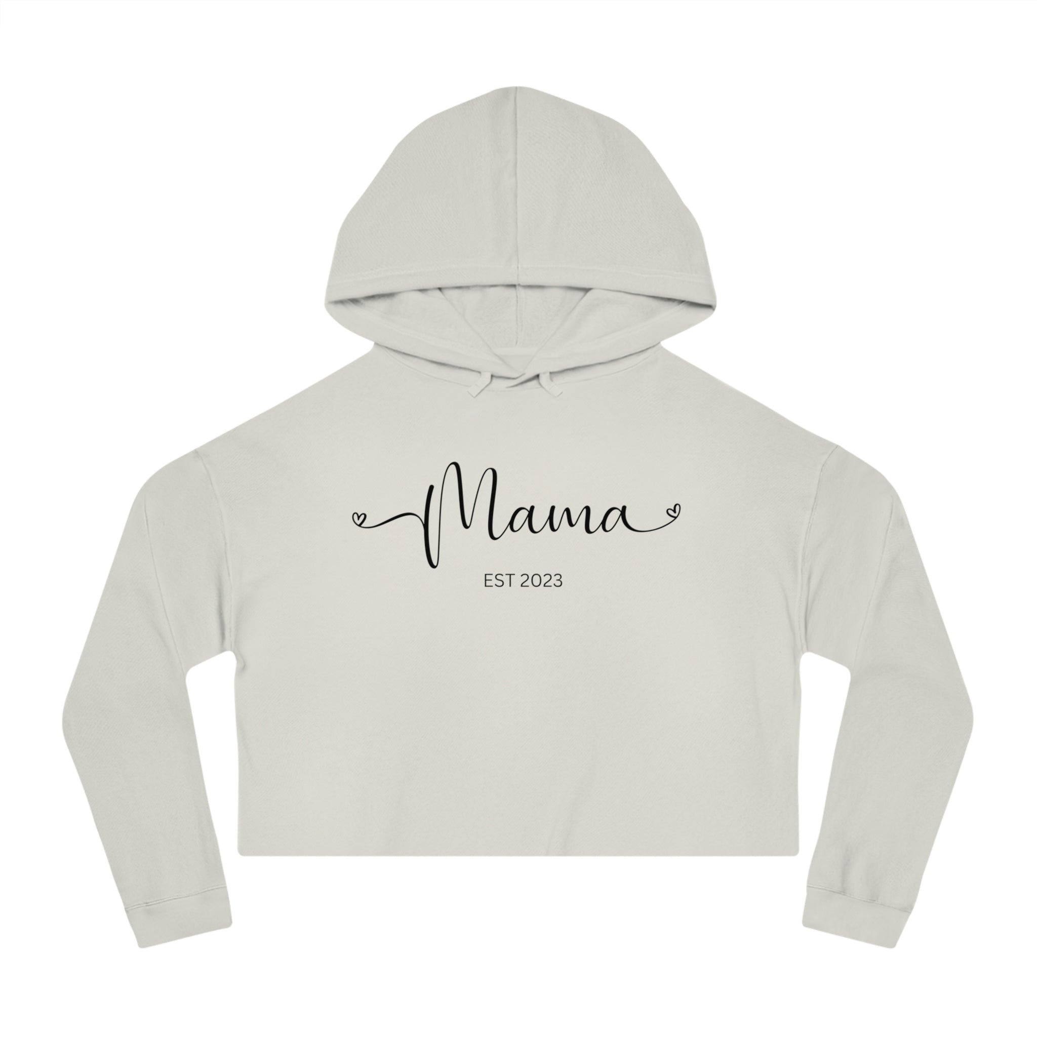 Happy Mama Day Women’s Cropped Hooded Sweatshirt