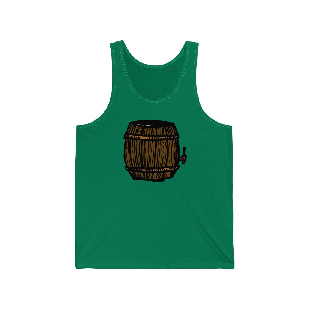 Beer Keg Unisex Jersey Tank