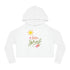 Spring Sunshine Women’s Cropped Hooded Sweatshirt