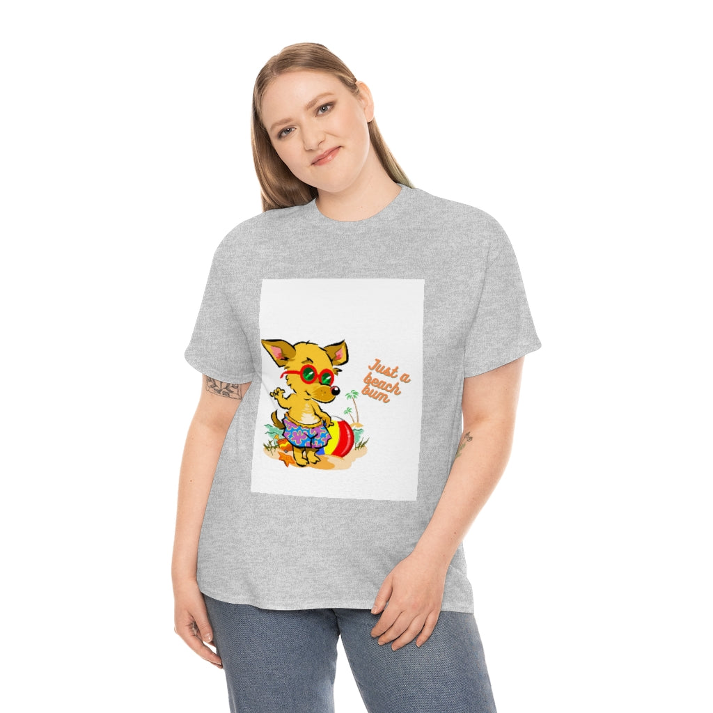 Just A Beach Bum Unisex Heavy Cotton Tee