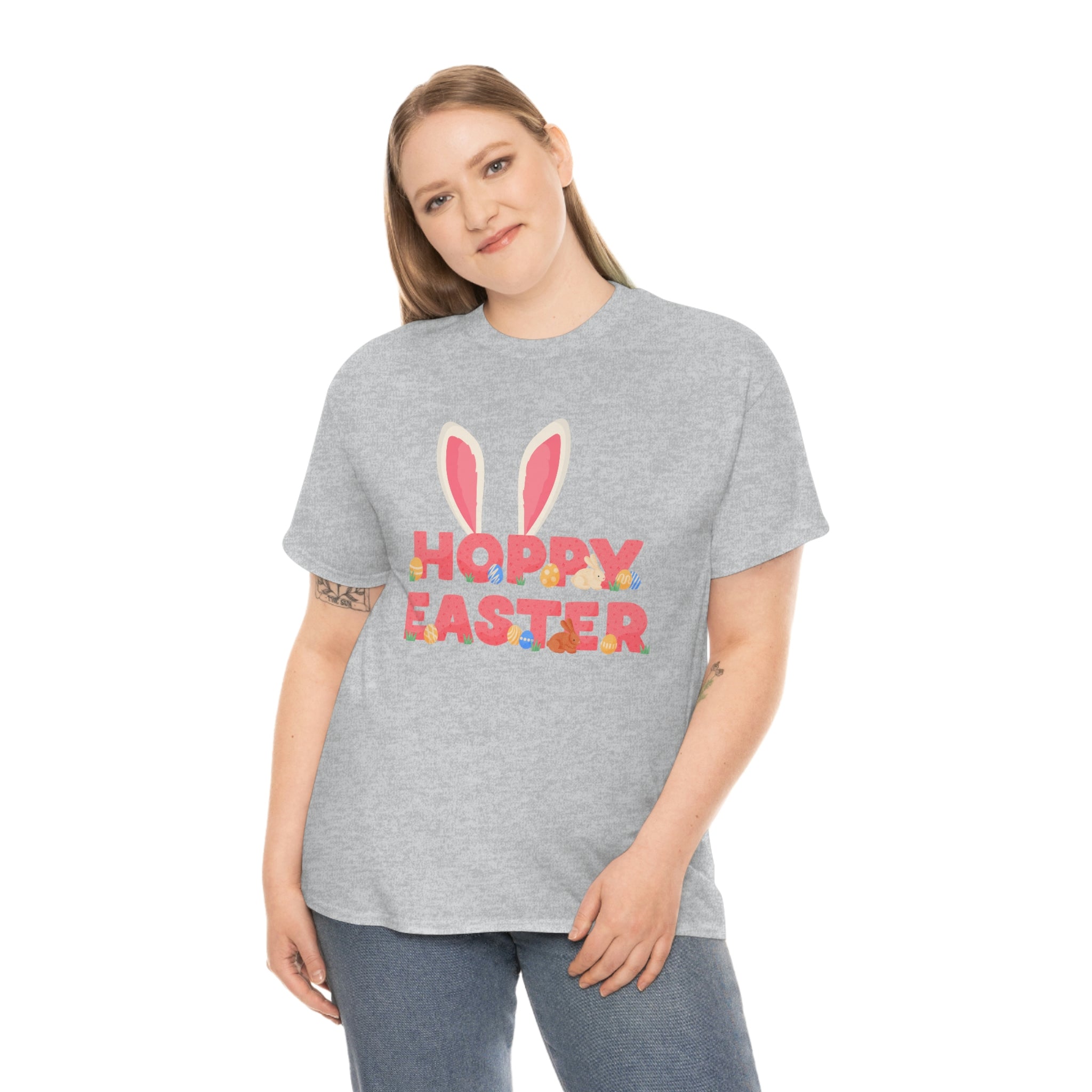 The Hoppy Easter Unisex Heavy Cotton Tee