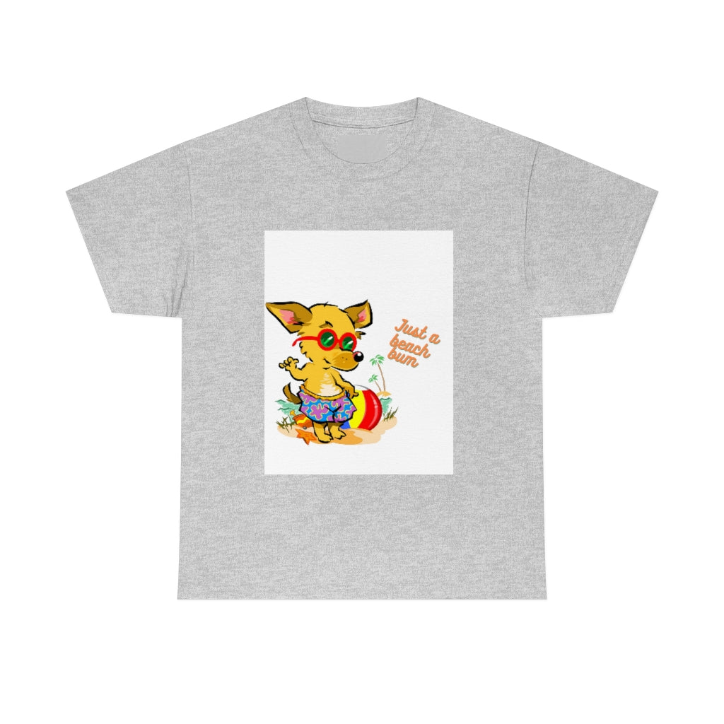 Just A Beach Bum Unisex Heavy Cotton Tee