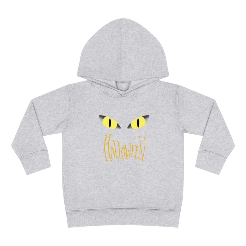 Halloween Cat's Eye Toddler Pullover Fleece Hoodie (Y)