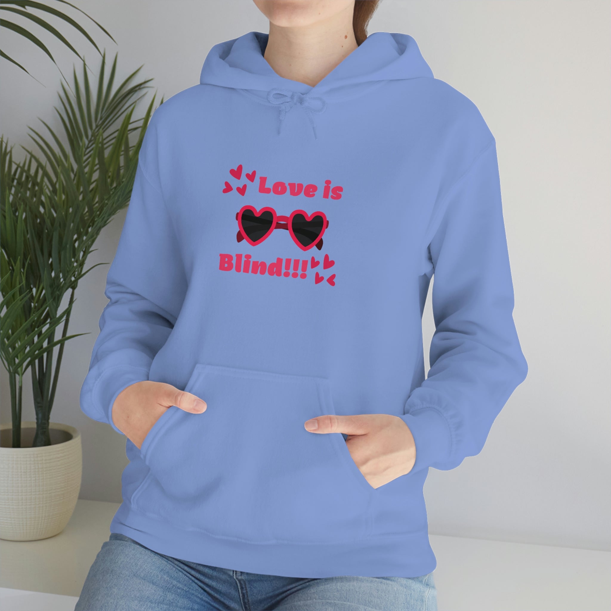 Love Is Blind!!! Unisex Heavy Blend™ Hooded Sweatshirt