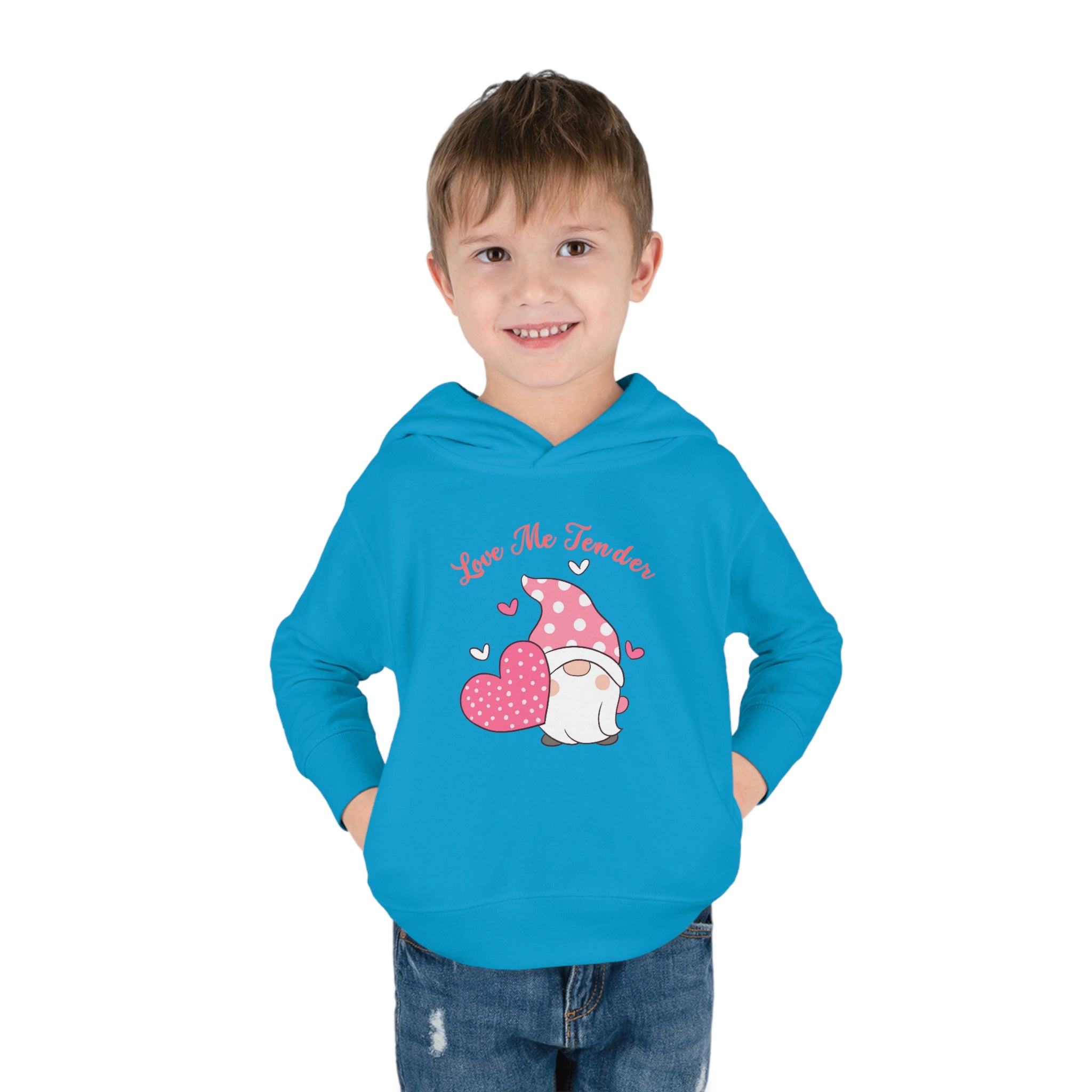 Love Me Tender Toddler Pullover Fleece Hoodie