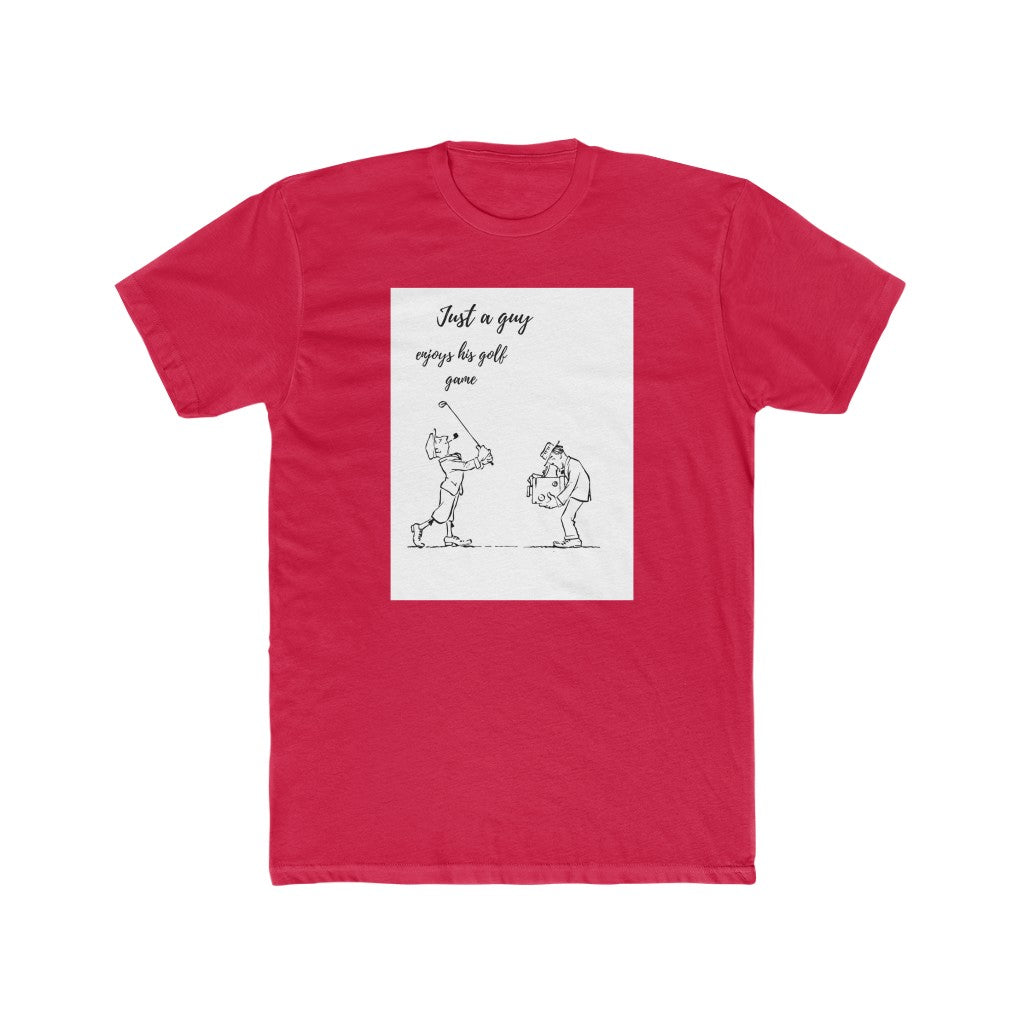 Golfer Men's Cotton Crew Tee