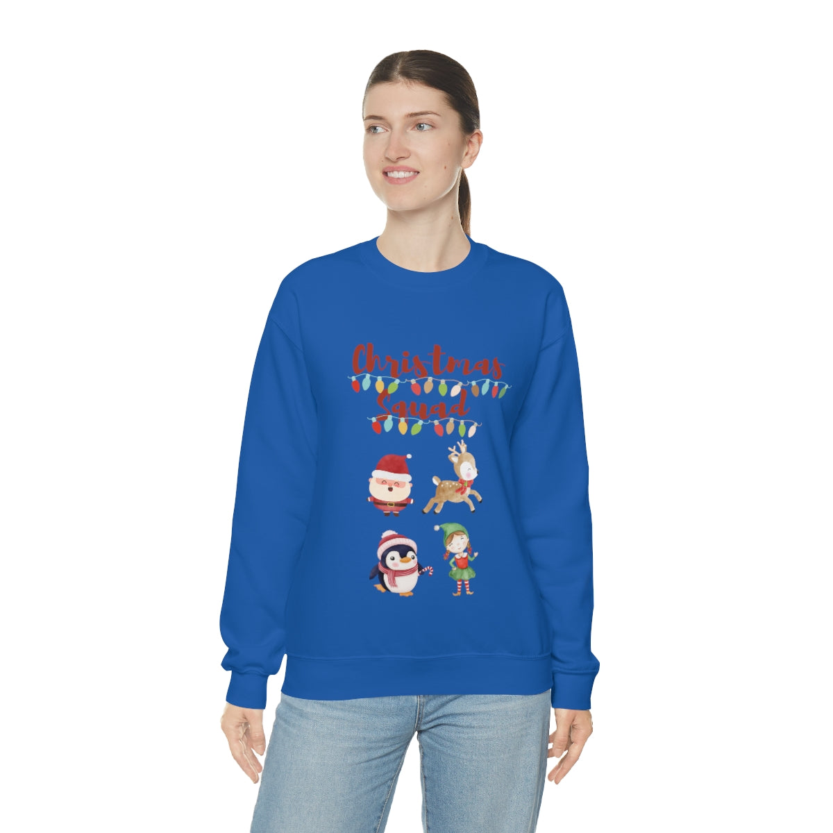 Christmas Squad Unisex Heavy Blend™ Crewneck Sweatshirt